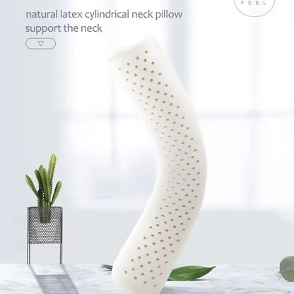 Travel Neck Pillow Washable Memory Foam Cylinder Pillow for Neck,Back Leg Support Ergonomically Designed for Head Bolster Pillow