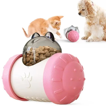 New Pet Dog Toys for Small Dogs Tumbler Slow Food Truck Leaking Food Ball Uncharged Swinging Bear Interactive Toy