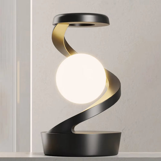 3D floating ball light with wireless charging