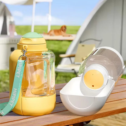 New pet portable water cup and food bowl