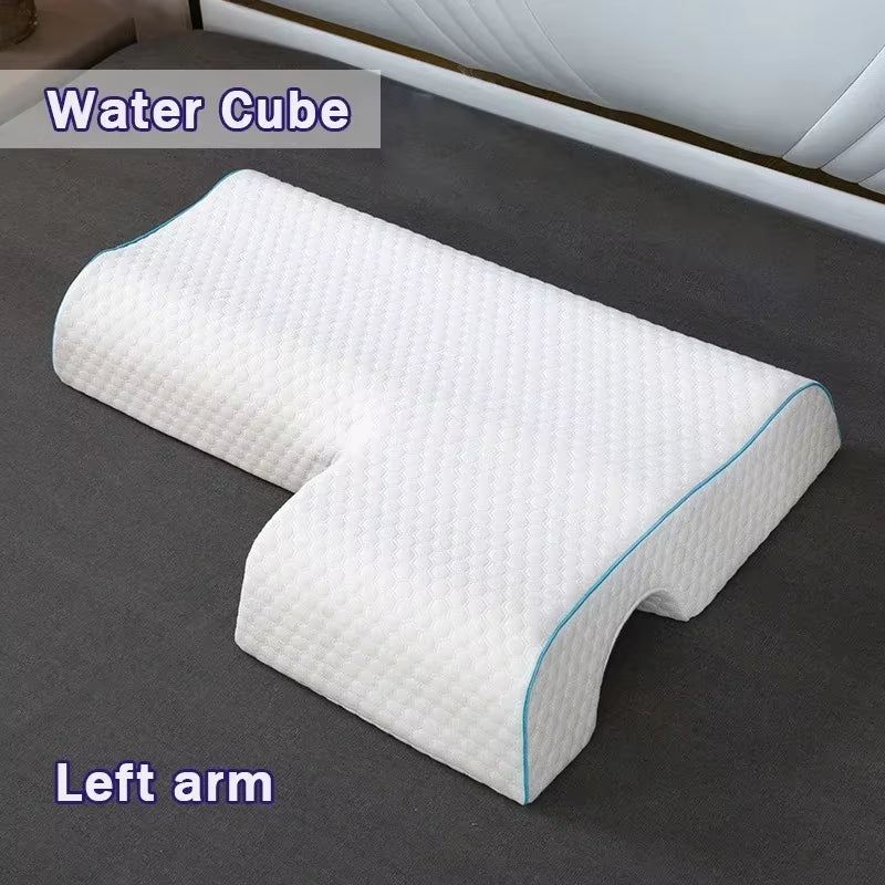 Couple Pillow Orthopedic Memory Foam Side Sleeper Arm Pain Relief Pressure Pillow