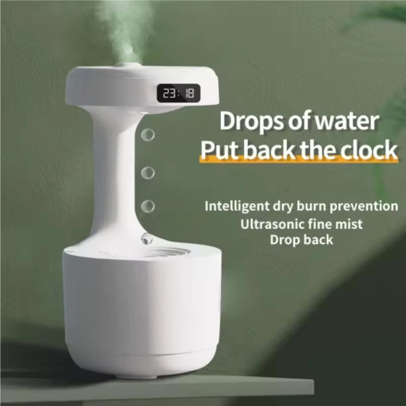 New product super visual creative technology reflux anti-gravity water drop humidifier