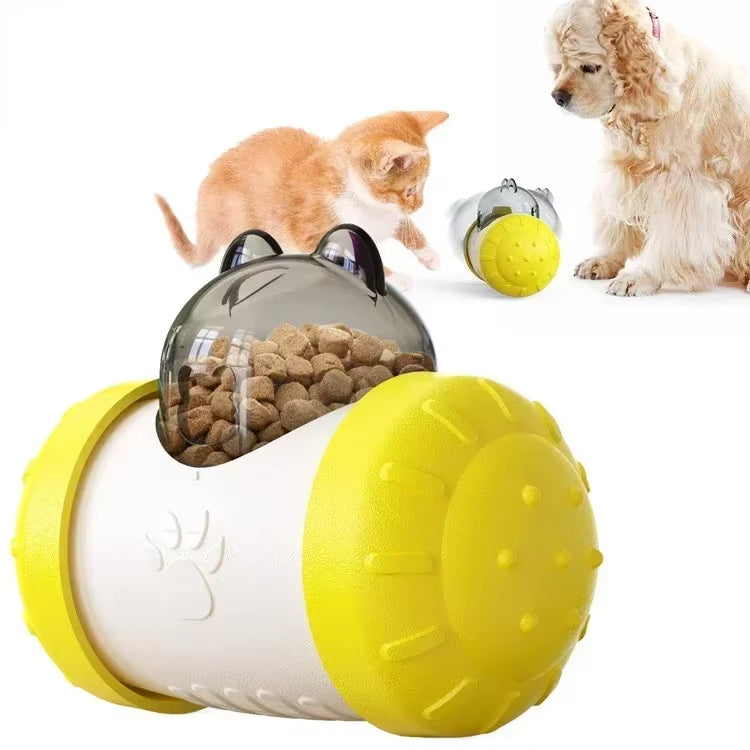 New Pet Dog Toys for Small Dogs Tumbler Slow Food Truck Leaking Food Ball Uncharged Swinging Bear Interactive Toy