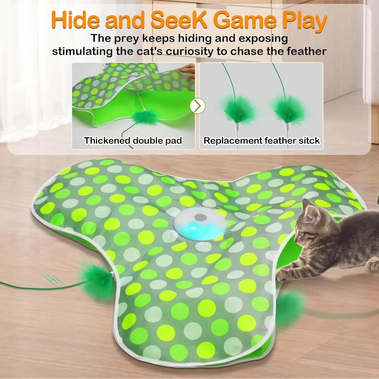 Rechargeable Interactive Cat and Dog Toy