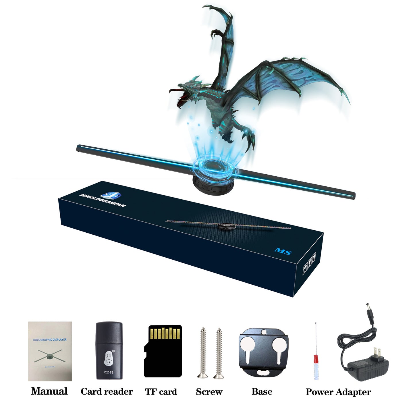 Holographic 3D projector stereoscopic hanging naked eye advertising machine special hanger