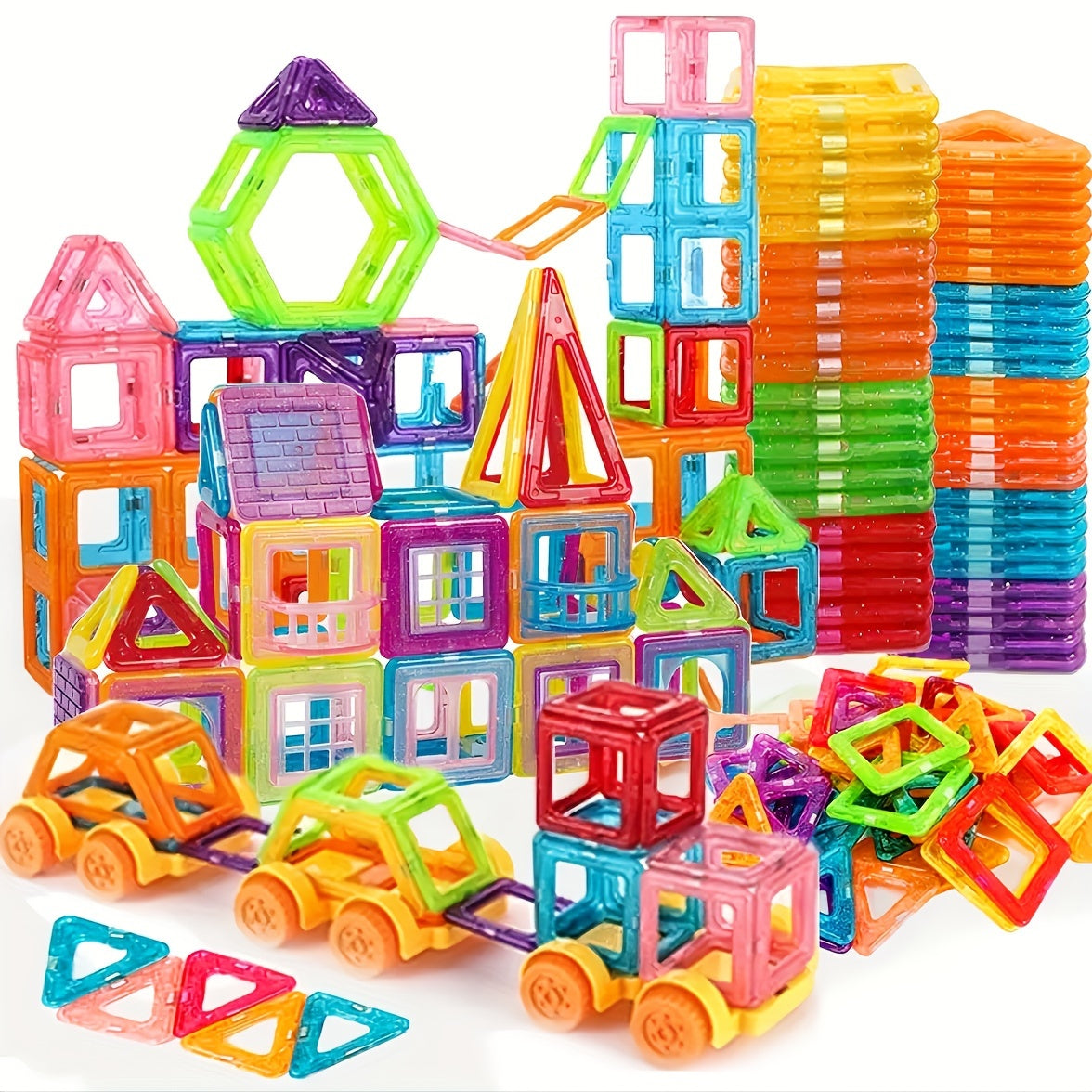 126PCMagnetic Building Blocks DIY Magnet Toys