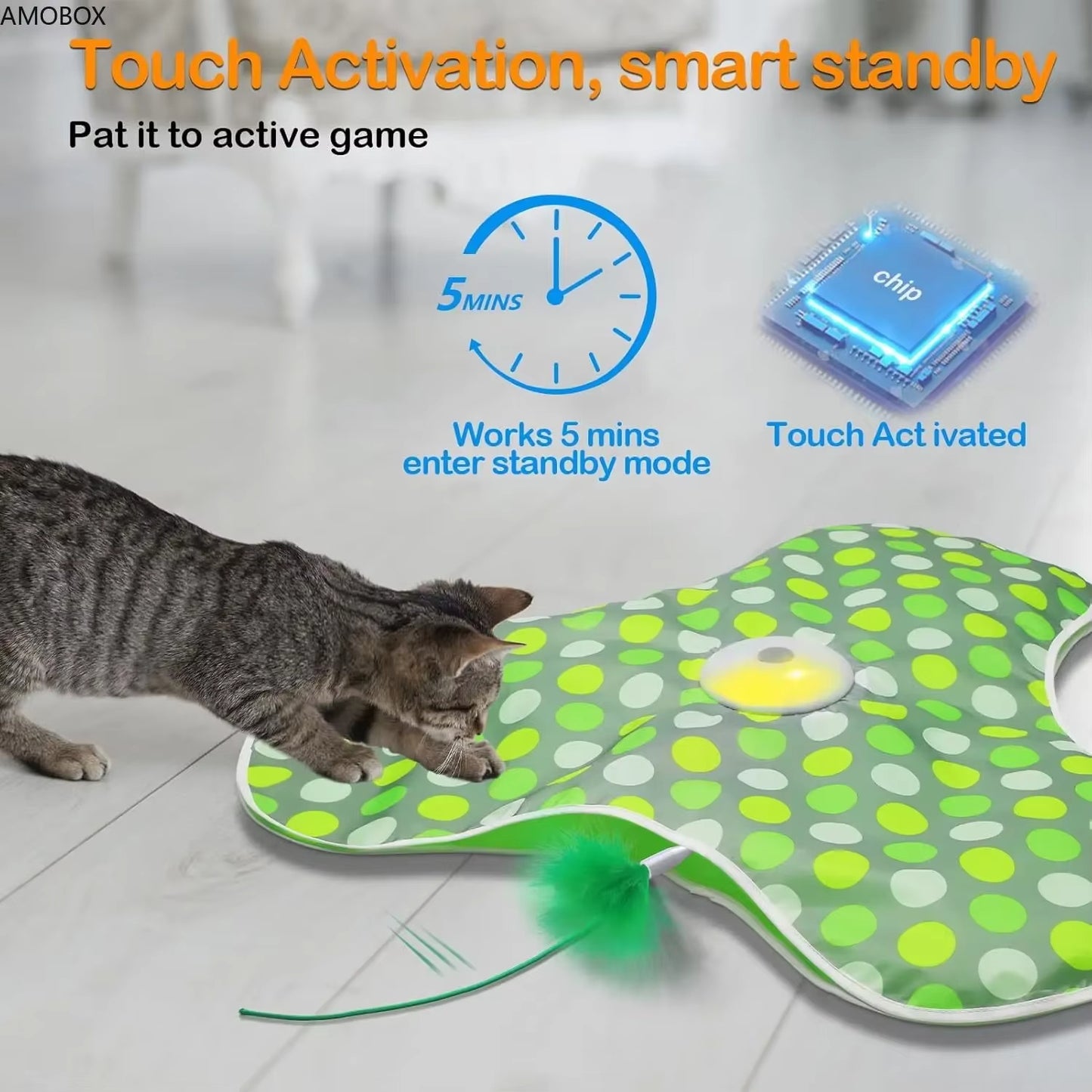 Rechargeable Interactive Cat and Dog Toy