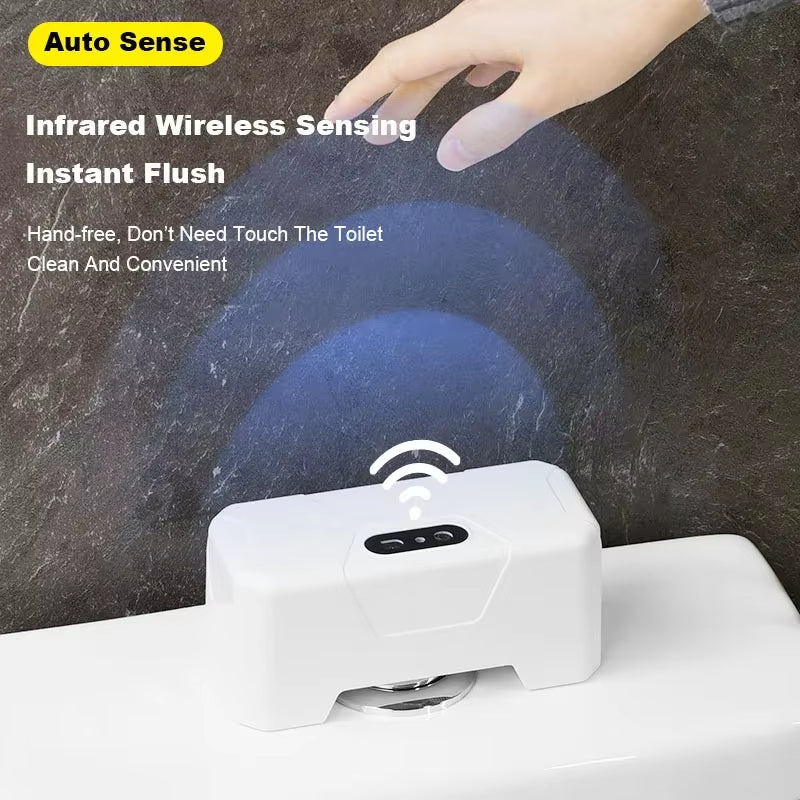 Automatic toilet flush button sensor kit smart