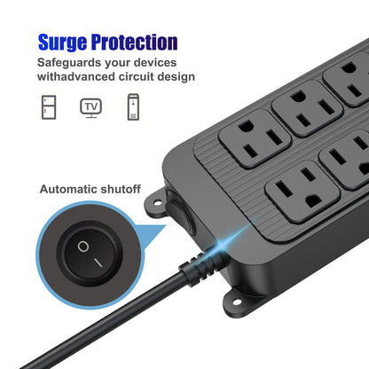 New plug American standard plug board household tow line socket American standard desktop plug strip USB multi-hole socket