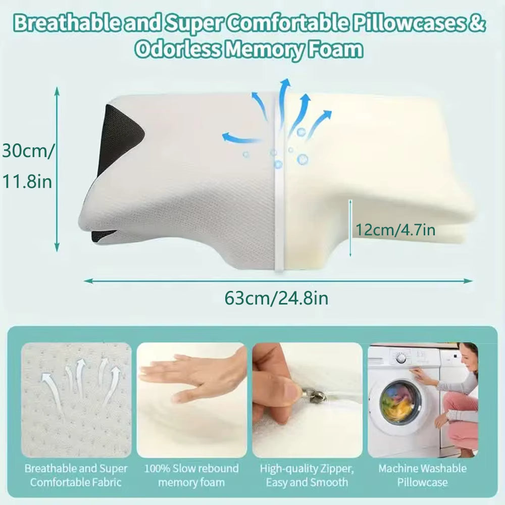 Ultra Button Pillow for Neck Pain-----🔥🔥🔥("Buy one, get the second one half off!"）