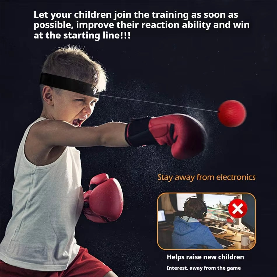 Head-mounted boxing reaction ball, fitness and entertainment🔥✨