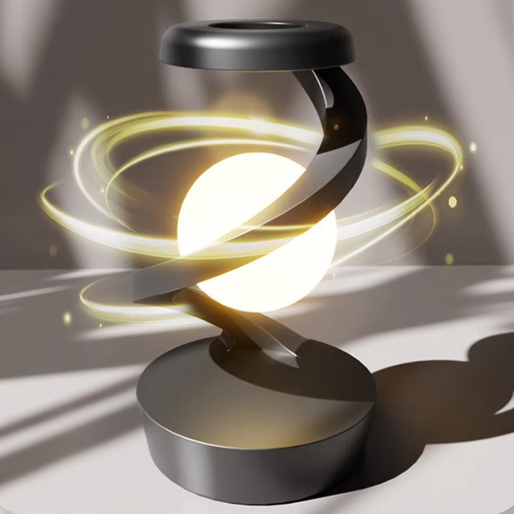 3D floating ball light with wireless charging