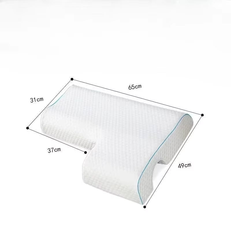 Couple Pillow Orthopedic Memory Foam Side Sleeper Arm Pain Relief Pressure Pillow