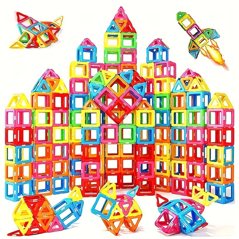 126PCMagnetic Building Blocks DIY Magnet Toys