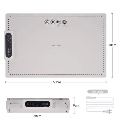 Portable Silicone Food Warmer - Fast Heating with 4 Temperature Levels"**