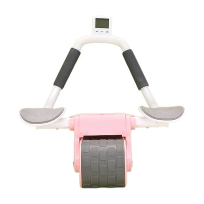 Automatic Rebound Ab Wheel with Elbow Support – Ideal for Home and Outdoor Workouts!