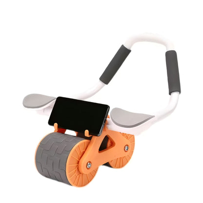 Automatic Rebound Ab Wheel with Elbow Support – Ideal for Home and Outdoor Workouts!