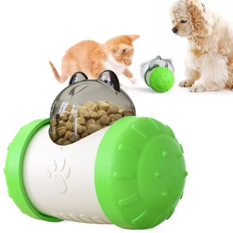 New Pet Dog Toys for Small Dogs Tumbler Slow Food Truck Leaking Food Ball Uncharged Swinging Bear Interactive Toy