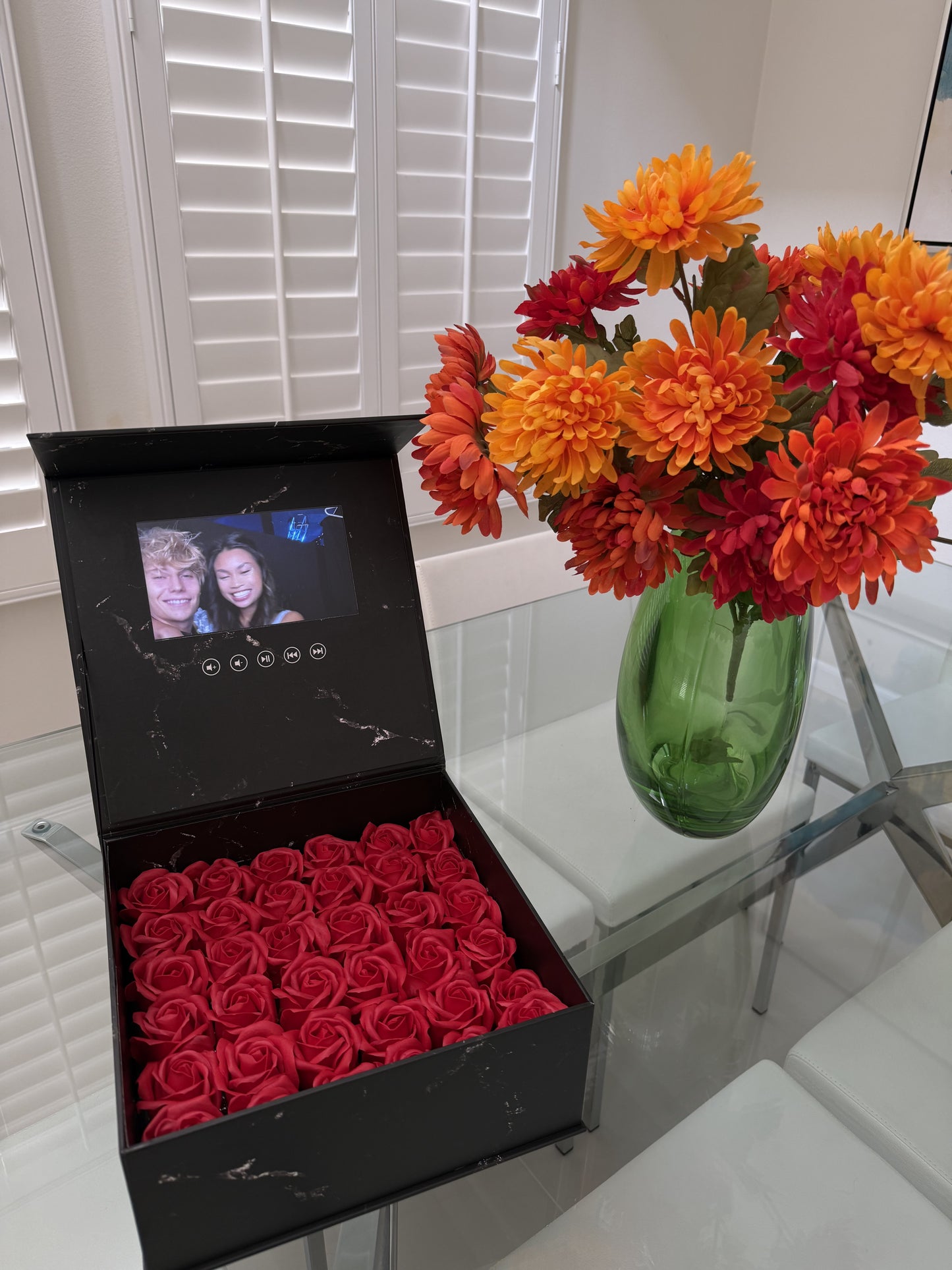 LushVideoBox™ 36 Eternal Premium Roses