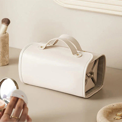 TODAY ❤ OFF Leather Waterproof Cosmetic Bag