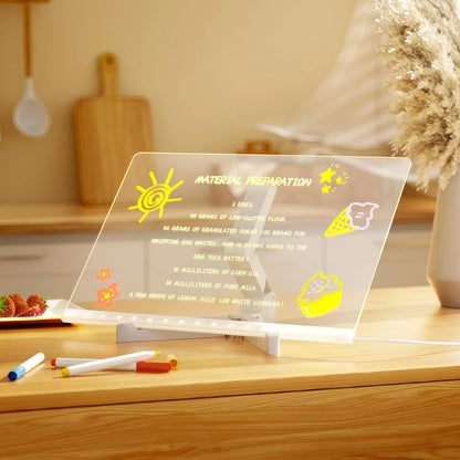 Pizarra Iluminada LED para Escribir y Dibujar