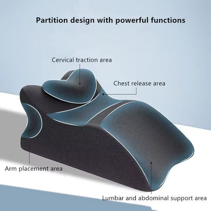 Prone/Lying flat/Prone/Pillow