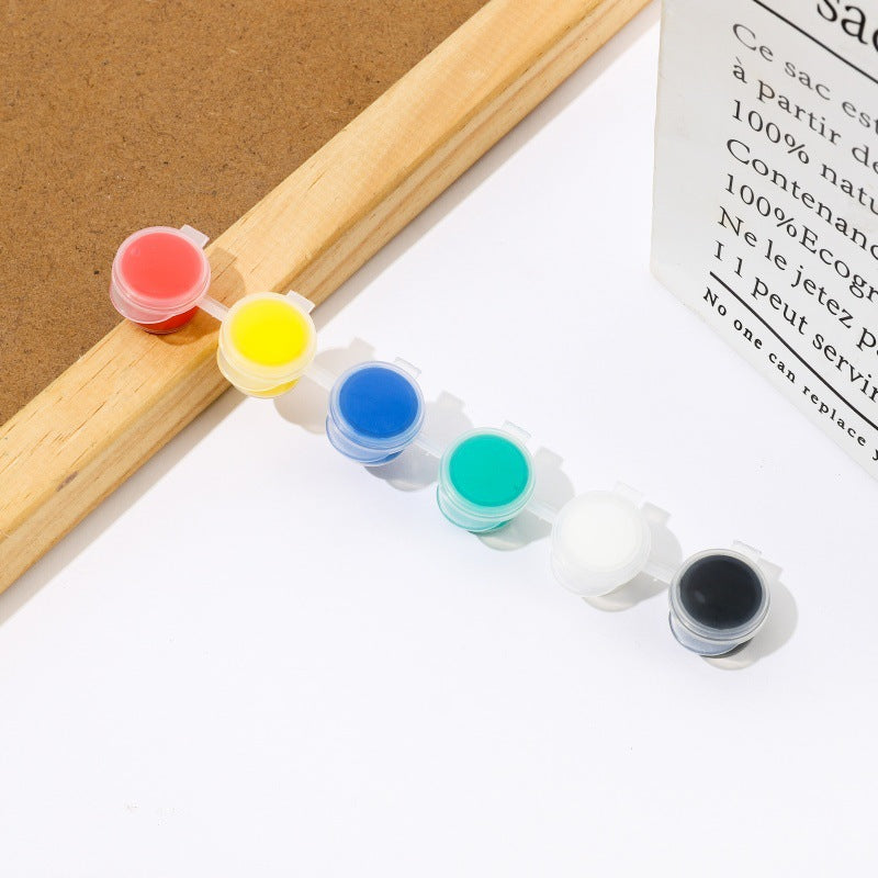 DIY Aromatherapy Plaster Doll Painting Graffiti Educational Toy Set with Paints