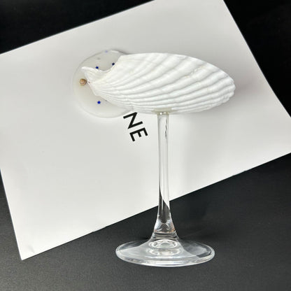 Conch Shell Wine or Cocktail Glass