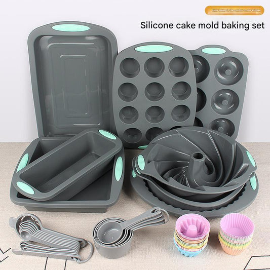 35-piece baking tool set Silicone cake mold set Baking muffin cups Cream cake