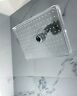 Premium Acrylic Large Shower Head - Deluxe Waterfall Full Body Coverage